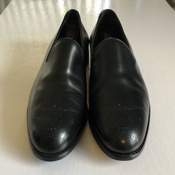 BARKER BLACK LEATHER SHOES SZ 10